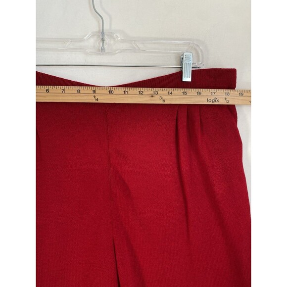 Vintage St. John Collection Knit Jacket vs Pants 12/14 Red Calvary Oriental Luxe - Picture 11 of 16